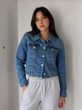 Tommy Hilfiger Medium Blue Denim Jacket